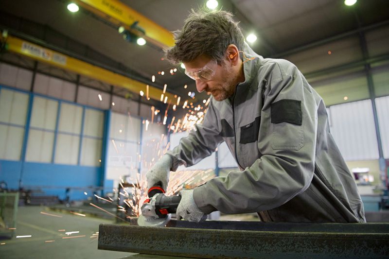 GWX 17-125 S Professional in Kartonschachtel mit Zusatzgriff