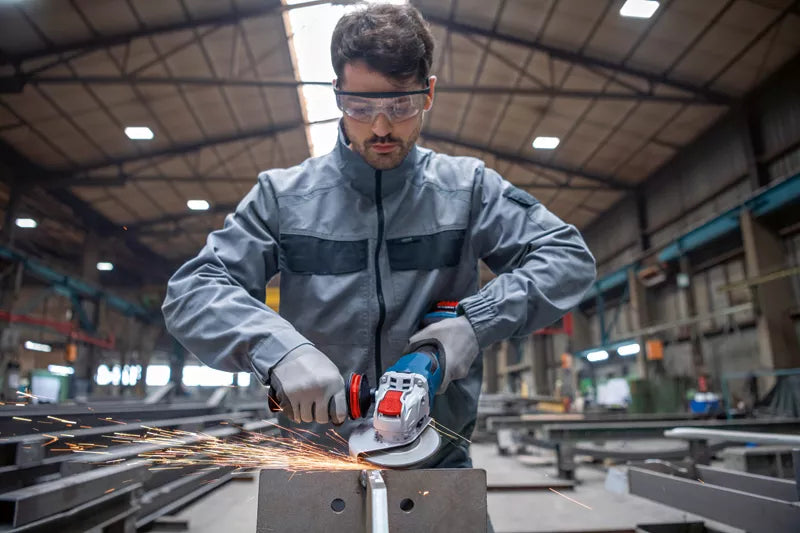 GWX 18V-15 P (125 mm) Professional in L-BOXX 136 mit Zusatzhandgriff