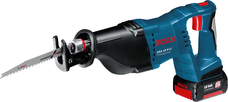 GSA 18.0 V-LI Professional Akku-Säbelsäge in L-BOXX 238 mit 2 x Li-Ion-Akku 5,0 Ah, Säbelsägeblatt