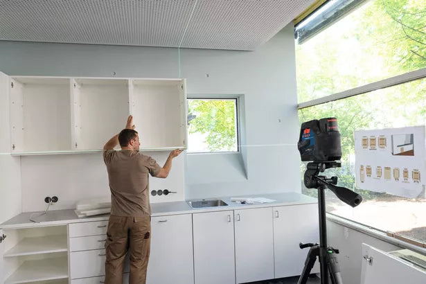 GCL 12V-50-22 CG Professional Kombilaser in L-BOXX 136 mit 1 Akku GBA 12V 2.0Ah, Laserzieltafel