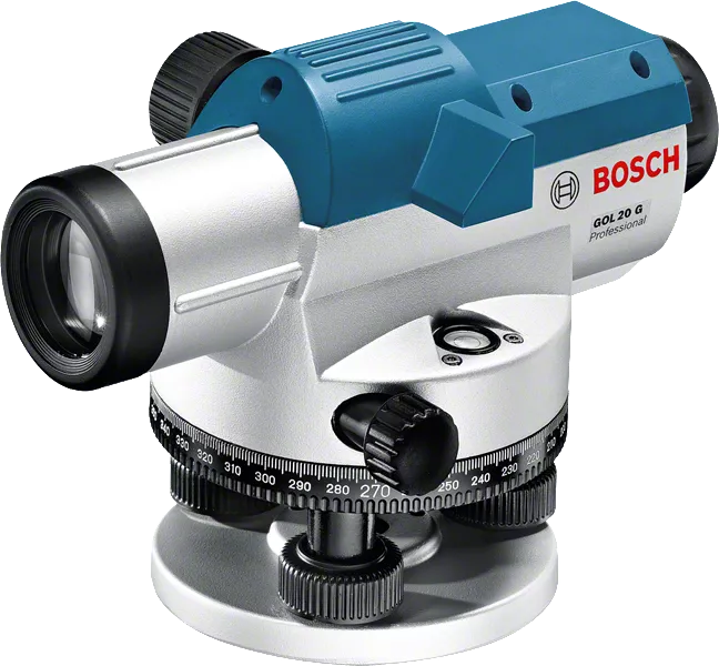 GOL 20 G Professional Optisches Nivelliergerät in Handwerkerkoffer mit Zubehör-Set