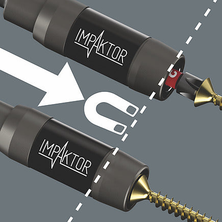 897/4 IMP R Impaktor Halter mit Ringmagnet und Sprengring