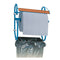 Wandhalterung zetMatic® für Putztuchrollen mit Abfallsackhalterung, blau, bis 420 mm Rollenbreite