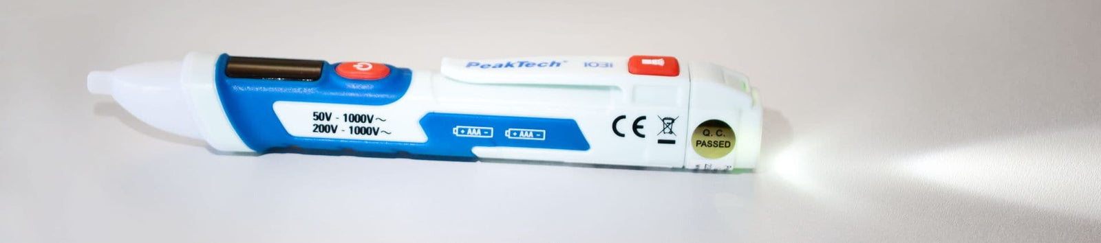 P 1031 - Wechselspannungsprüfer 50 - 1000 V AC mit Vibration - MELTEC GmbH