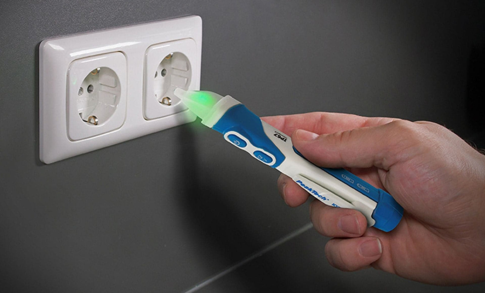 P 1032 - Wechselspannungsprüfer 12 - 1000 V AC mit Vibration - MELTEC GmbH