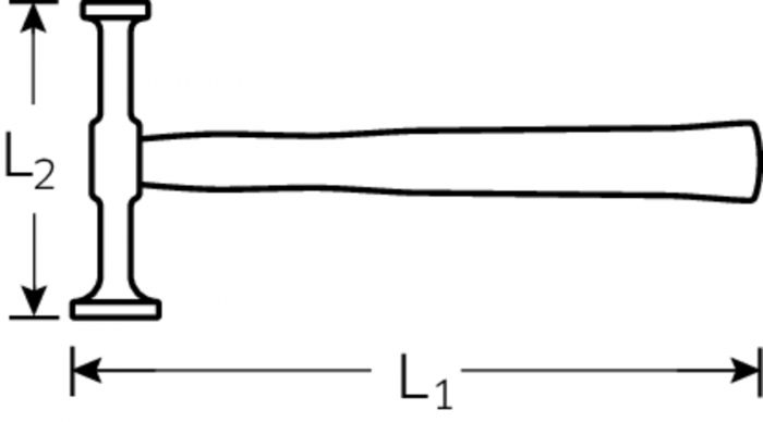 Ausbeul- und Schlichthammer Nr. 10775 - MELTEC GmbH