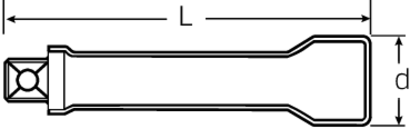 3/8" VDE-Steckschlüsselverlängerungen Nr. 12167 VDE - MELTEC GmbH