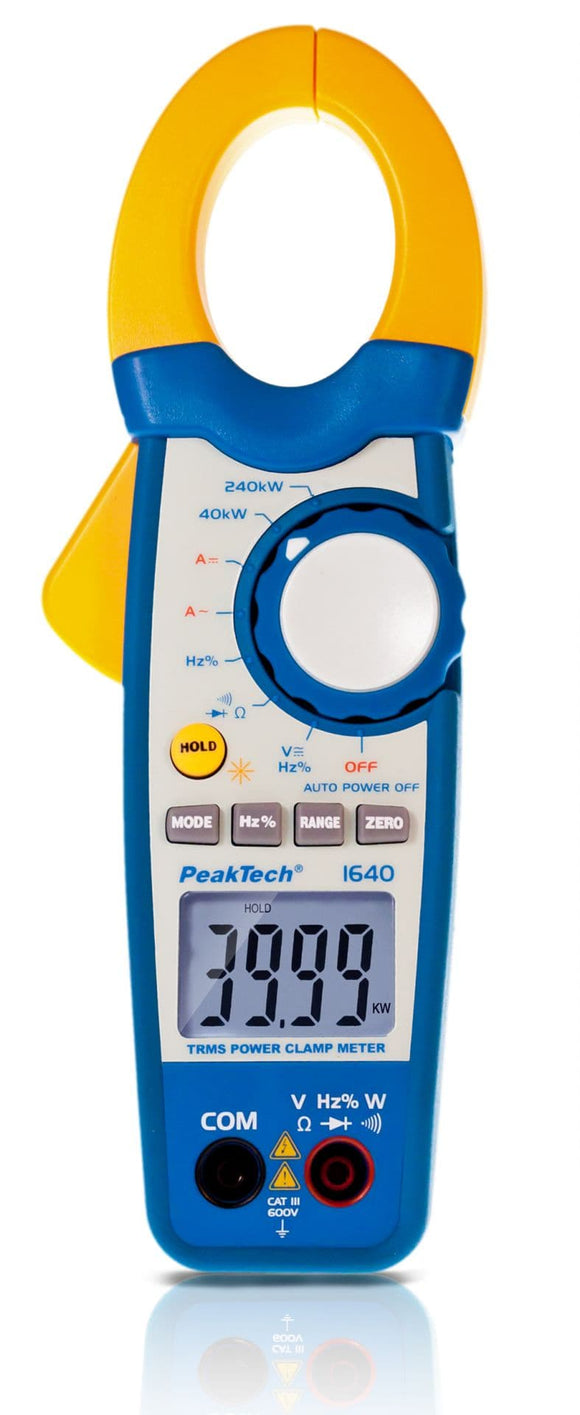 P 1640 - Stromzangenamperemeter ~ 4.000 Counts ~ 1000 A AC/DC - MELTEC GmbH