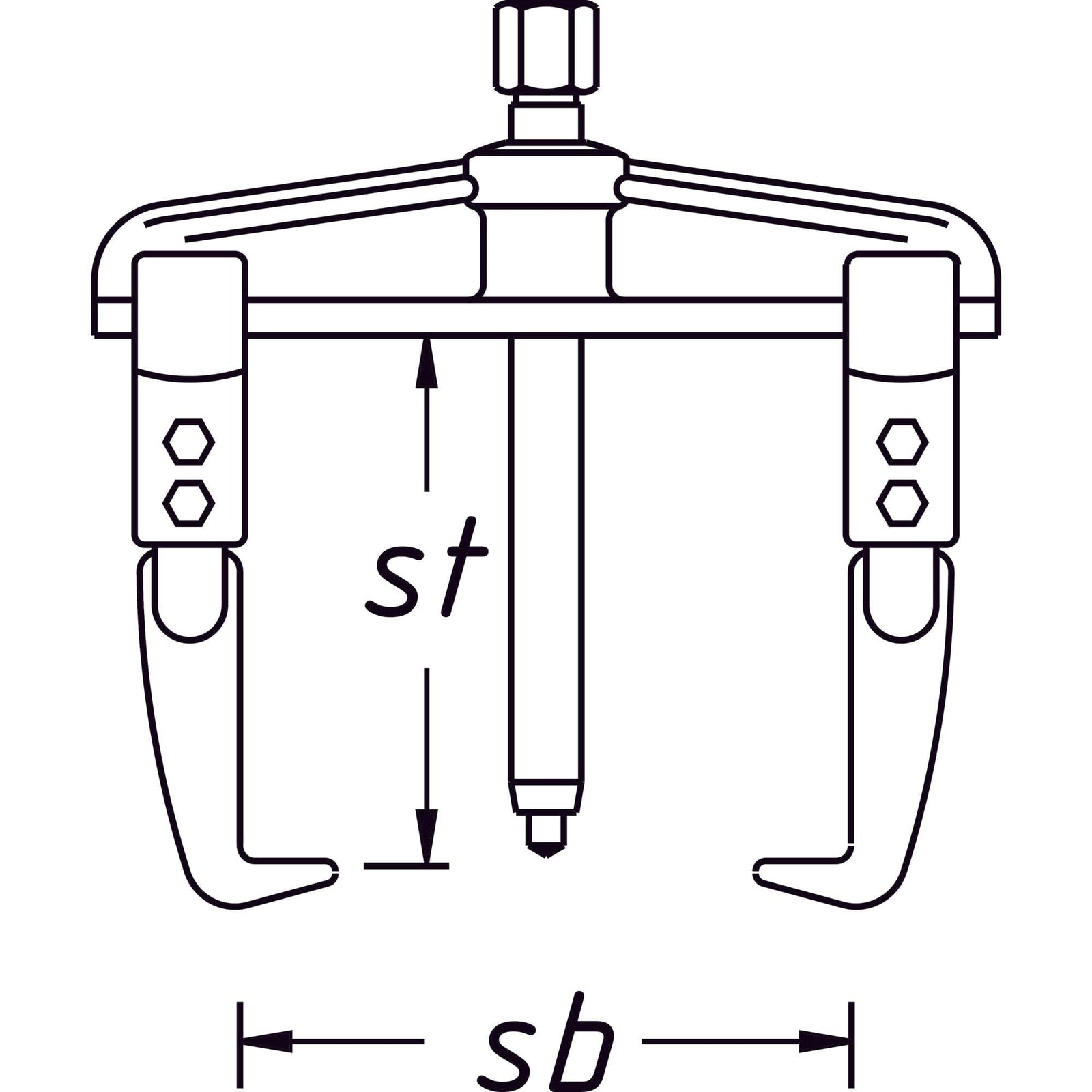 Abzieher ∙ 2-armig - MELTEC GmbH