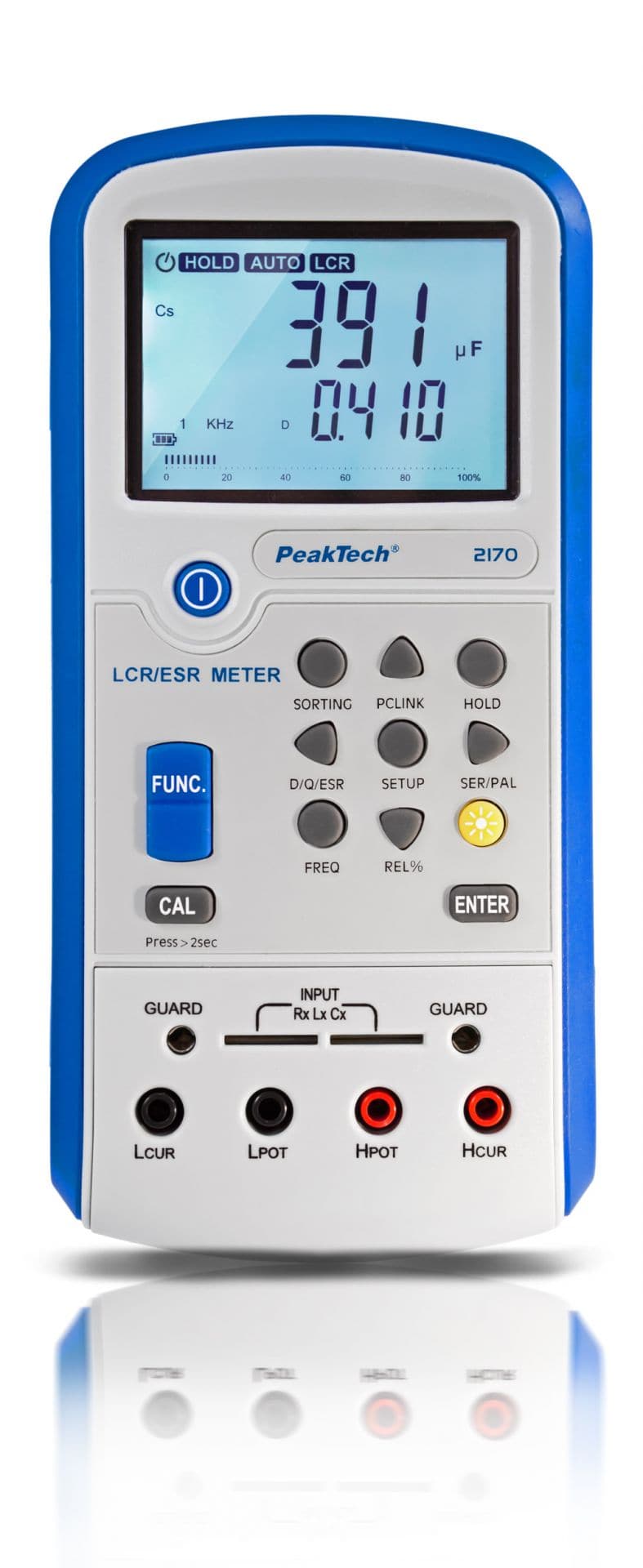 P 2170 - LCR-/ESR-Meter, 100 Hz - 100 kHz, mit USB - MELTEC GmbH