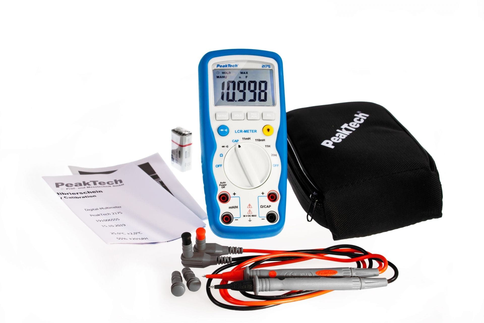 P 2175 - LCR-Meter ~ 11.000 Counts ~ max. 110MOhm / 110mF / 20H - MELTEC GmbH