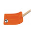 Schneeschaufel Alu - orange STAHLKANTE Gr. 1 - MELTEC GmbH
