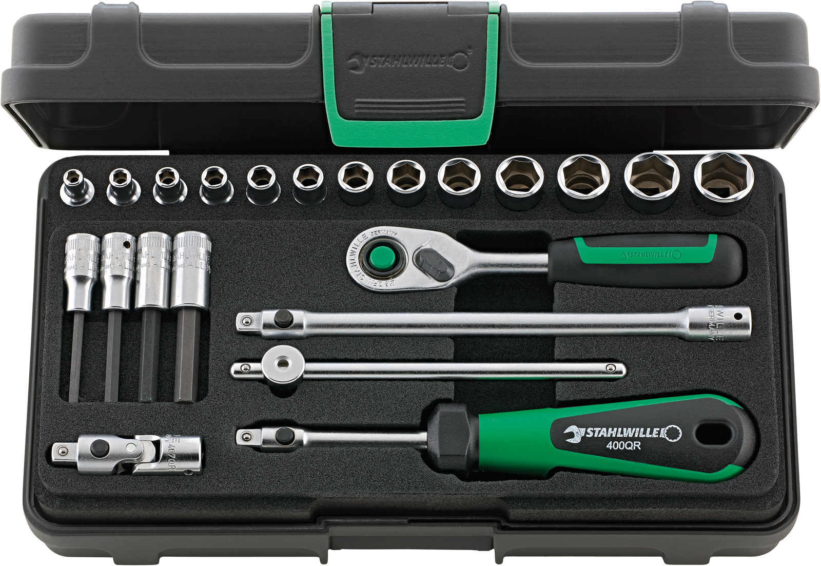 Steckschlüssel-Garnitur 1/4