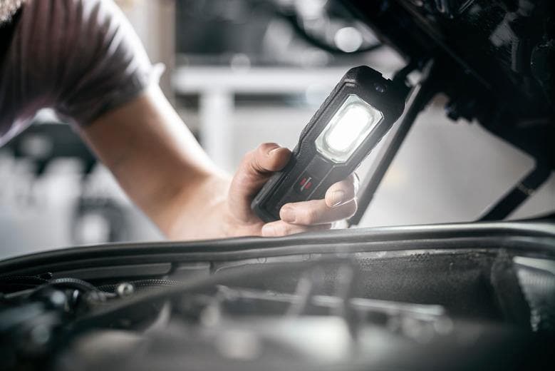 Akku LED Handleuchte HL 700 A - MELTEC GmbH