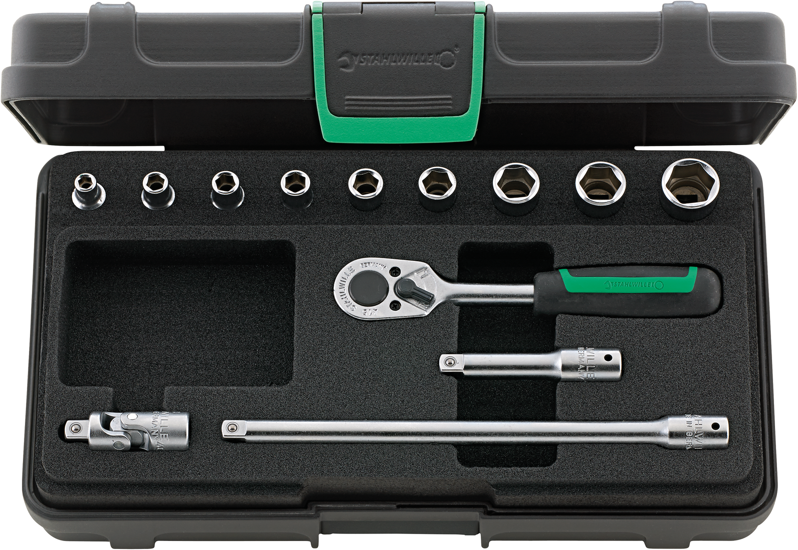 Steckschlüssel-Garnitur 1/4