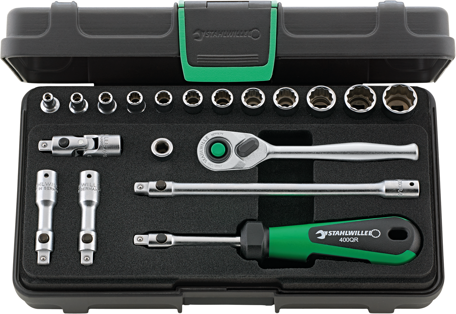 Steckschlüssel-Garnitur 1/4