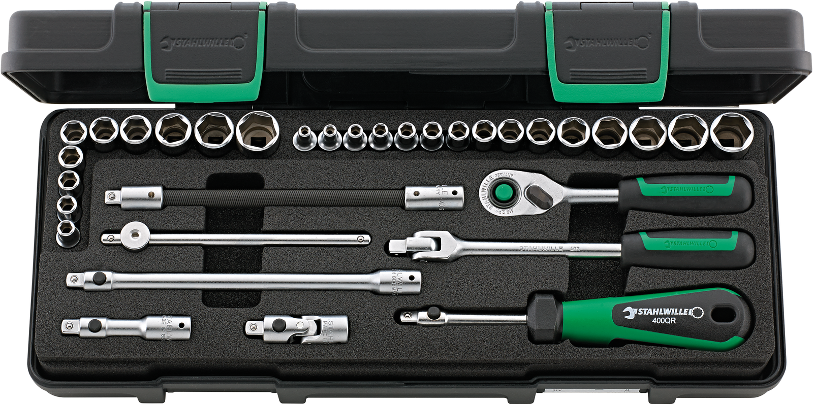 Steckschlüssel-Garnitur 1/4