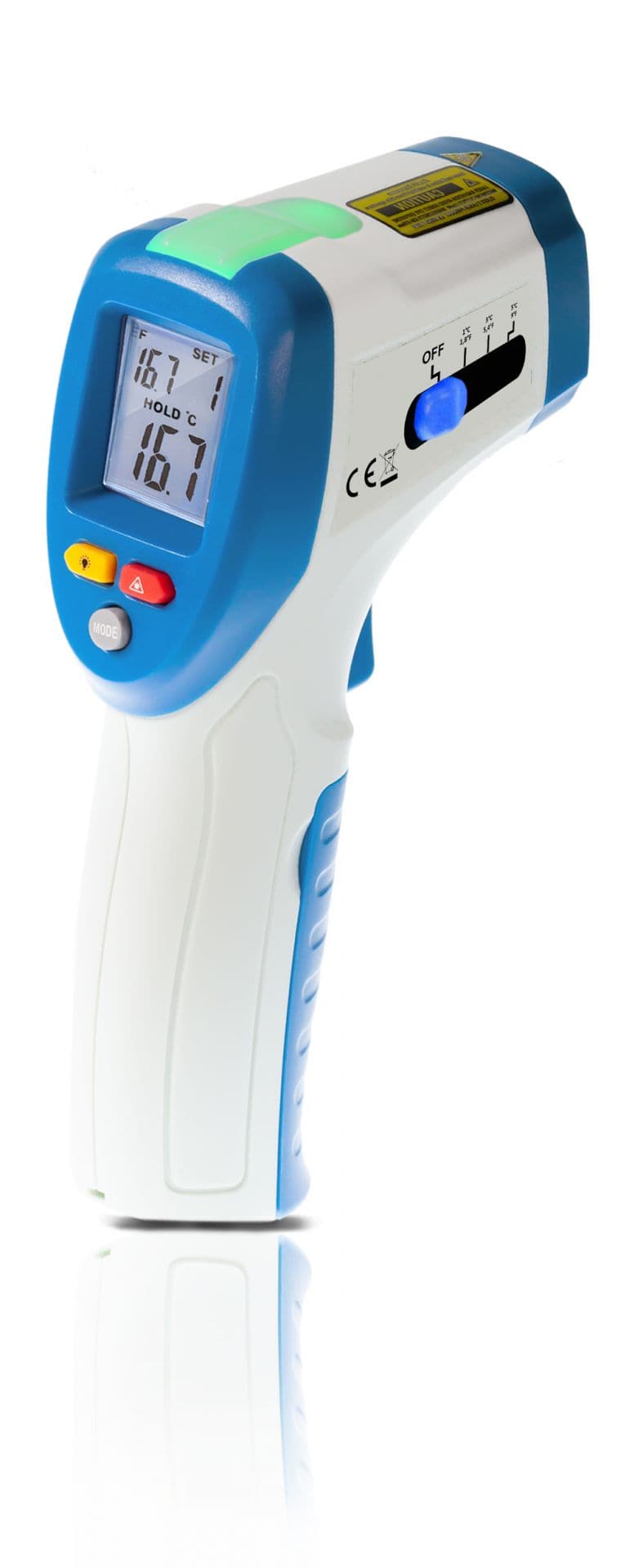 P 4945 - IR-Thermometer ~ -50 ... +380°C ~ 10:1 ~ mit Differenztemperaturmessung - MELTEC GmbH