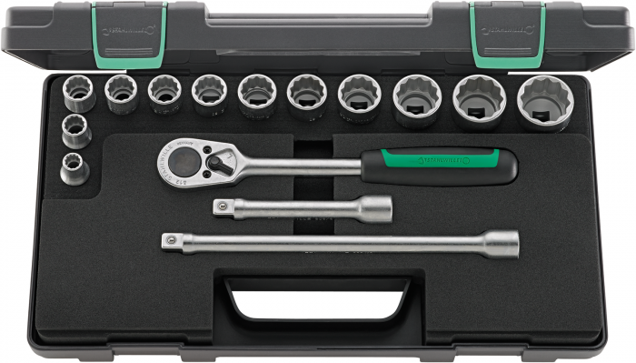 Steckschlüssel-Garnitur 1/2