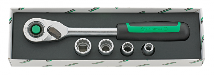 Steckschlüsselgarnitur 1/2