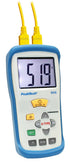 P 5115 - Digital-Thermometer ~ 2 CH ~ Typ-K ~ -50 ... +1300°C ~ mit °C/°F Anzeige - MELTEC GmbH