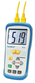 P 5115 - Digital-Thermometer ~ 2 CH ~ Typ-K ~ -50 ... +1300°C ~ mit °C/°F Anzeige - MELTEC GmbH