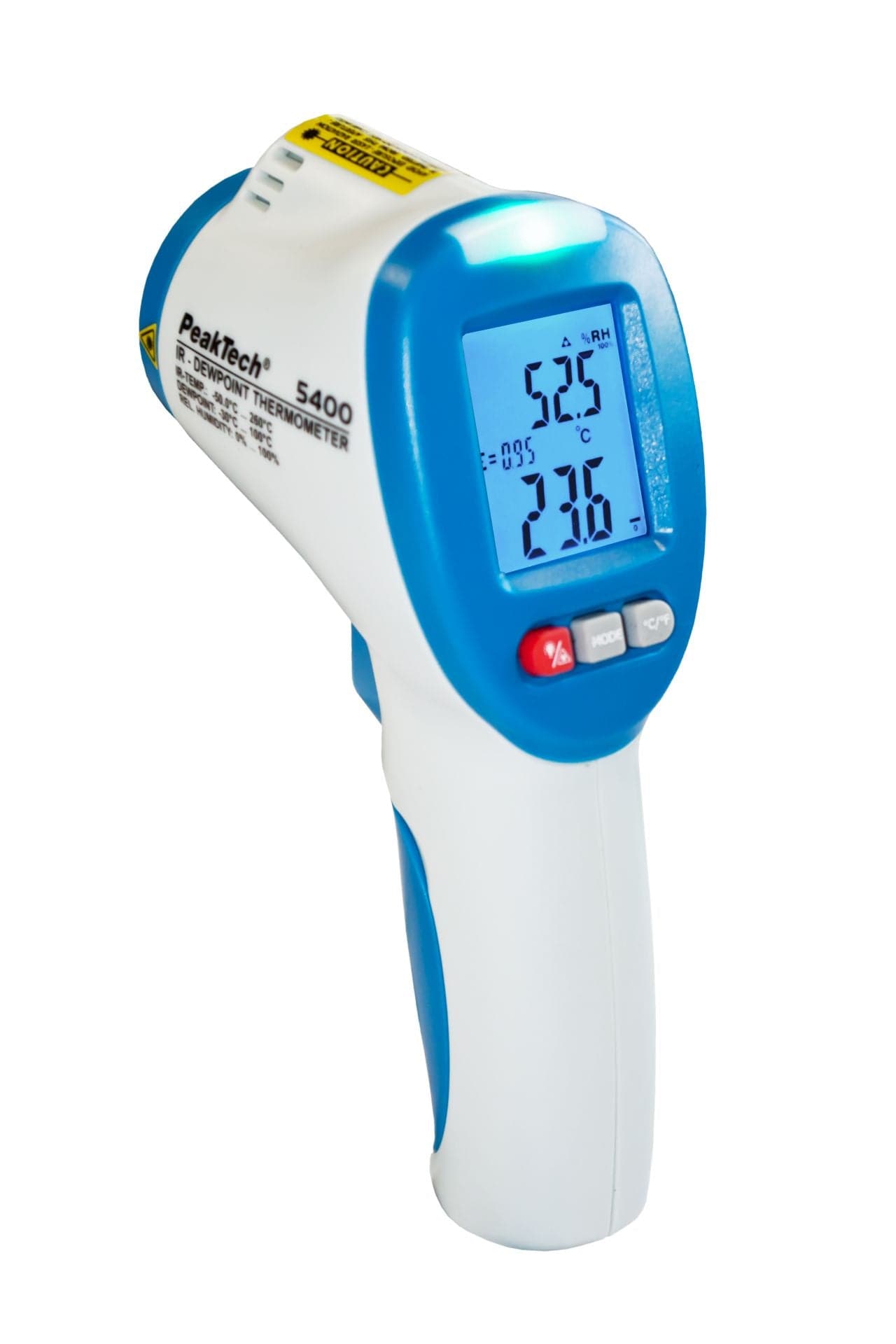P 5400 - IR Thermometer / Taupunktmessgerät ~ -50 ... +260°C ~ 0 - 100% RH - MELTEC GmbH
