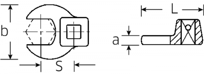 CROW-FOOT-Schlüssel Nr. 540 - MELTEC GmbH