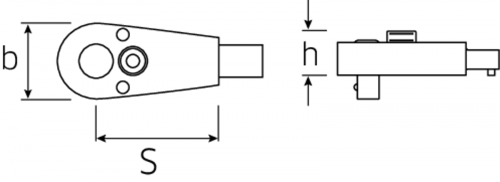 Einsteckknarre Nr. 725L/5 - MELTEC GmbH