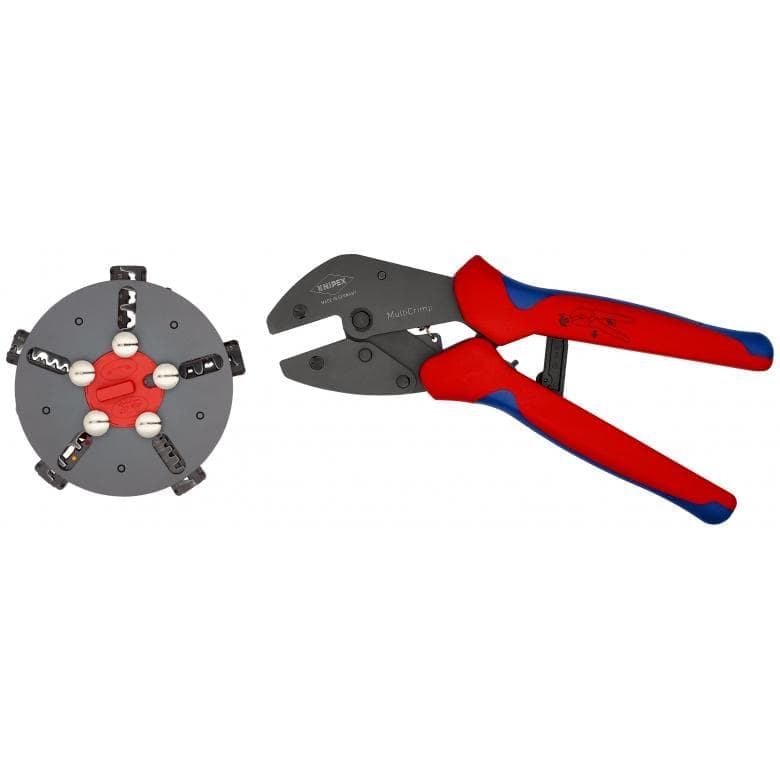KNIPEX MultiCrimp® Crimpzange mit Wechselmagazin 97 33 02 - MELTEC GmbH