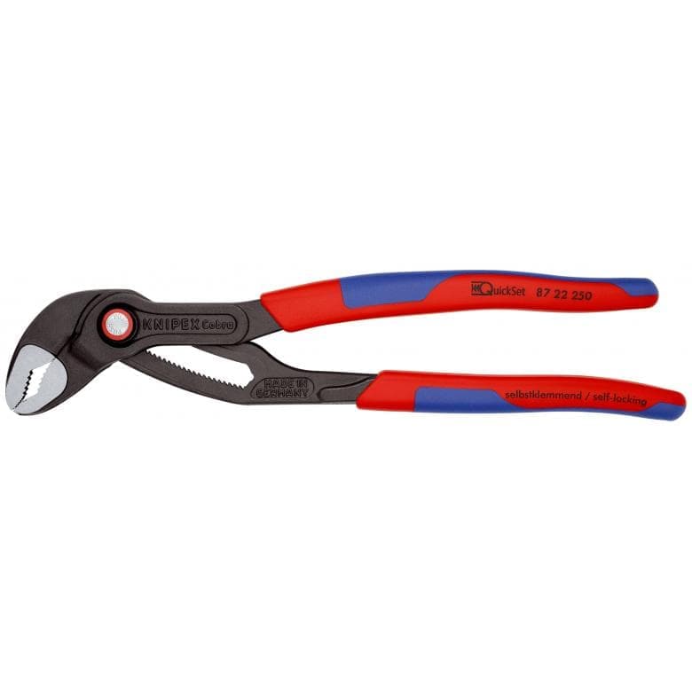 KNIPEX Cobra® QuickSet Hightech-Wasserpumpenzange 87 22 250 - MELTEC GmbH