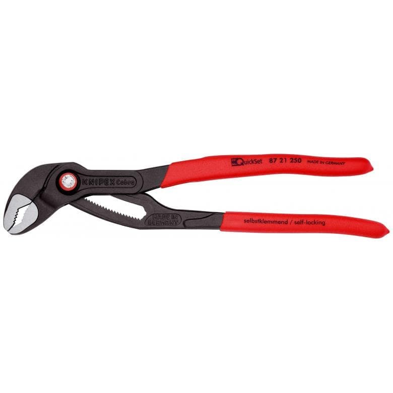 KNIPEX Cobra® QuickSet Hightech-Wasserpumpenzange 87 21 250 - MELTEC GmbH