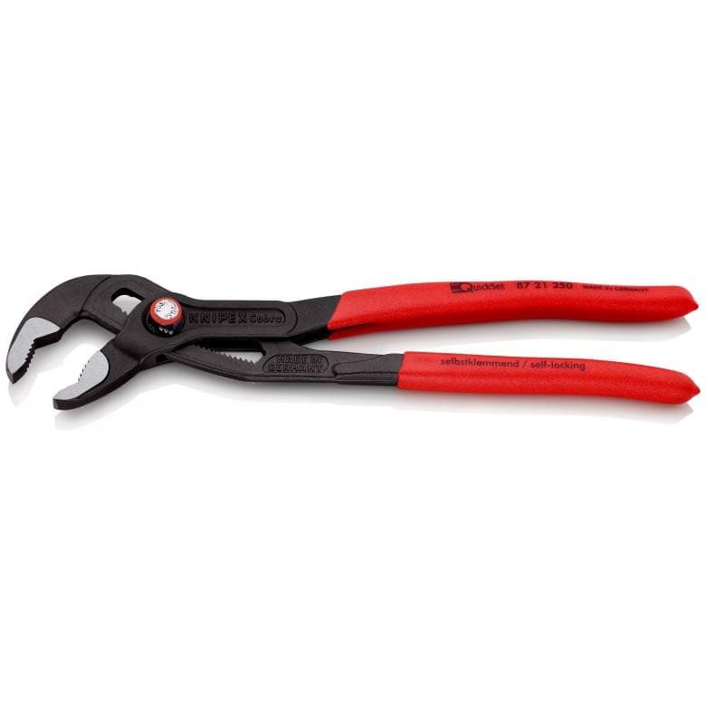 KNIPEX Cobra® QuickSet Hightech-Wasserpumpenzange 87 21 250 - MELTEC GmbH