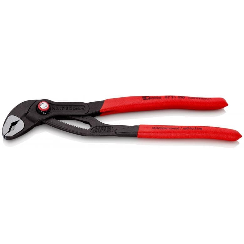 KNIPEX Cobra® QuickSet Hightech-Wasserpumpenzange 87 21 250 - MELTEC GmbH