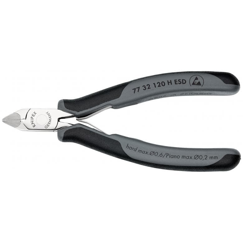 Elektronik-Seitenschneider mit eingesetzter Hartmetallschneide ESD 77 32 120 H ESD - MELTEC GmbH