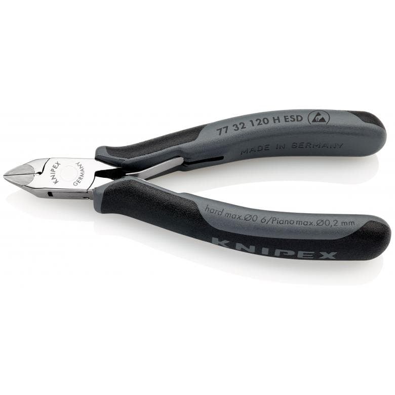 Elektronik-Seitenschneider mit eingesetzter Hartmetallschneide ESD 77 32 120 H ESD - MELTEC GmbH