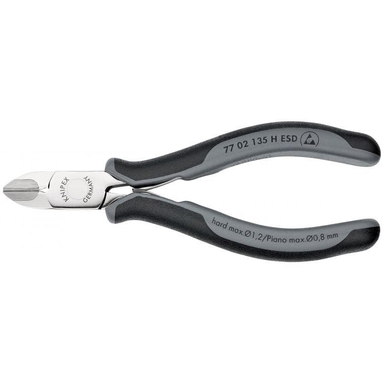 Elektronik-Seitenschneider mit eingesetzter Hartmetallschneide ESD 77 02 135 H ESD - MELTEC GmbH