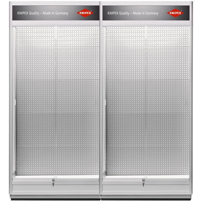 Vitrine für Produktpräsentation Zur Montage an Lochplattenwänden 00 19 30 VIT 3 - MELTEC GmbH