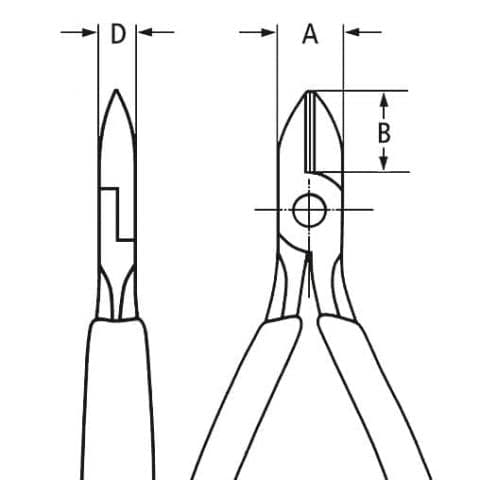 Präzisions-Elektronik-Seitenschneider 79 22 125 - MELTEC GmbH