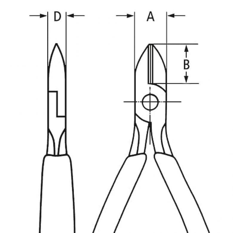 Seitenschneider Für Elektromechaniker 76 22 125 - MELTEC GmbH