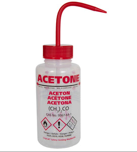 ACETON - Azlon™  Mehrsprachig bedruckte Polypropylen-Spritzflasche
