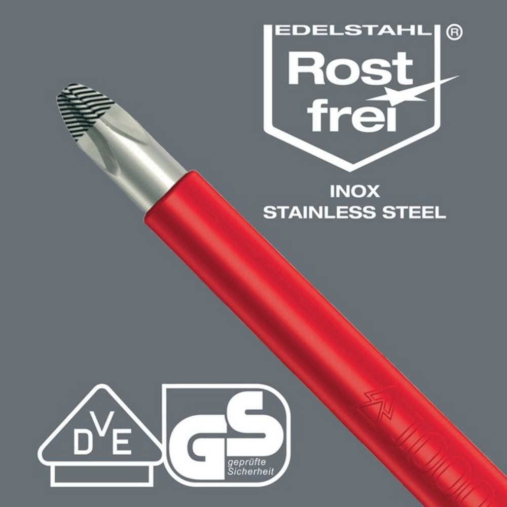 3165 i/6 Schraubendrehersatz, Edelstahl + Rack, 6‑teilig - MELTEC GmbH