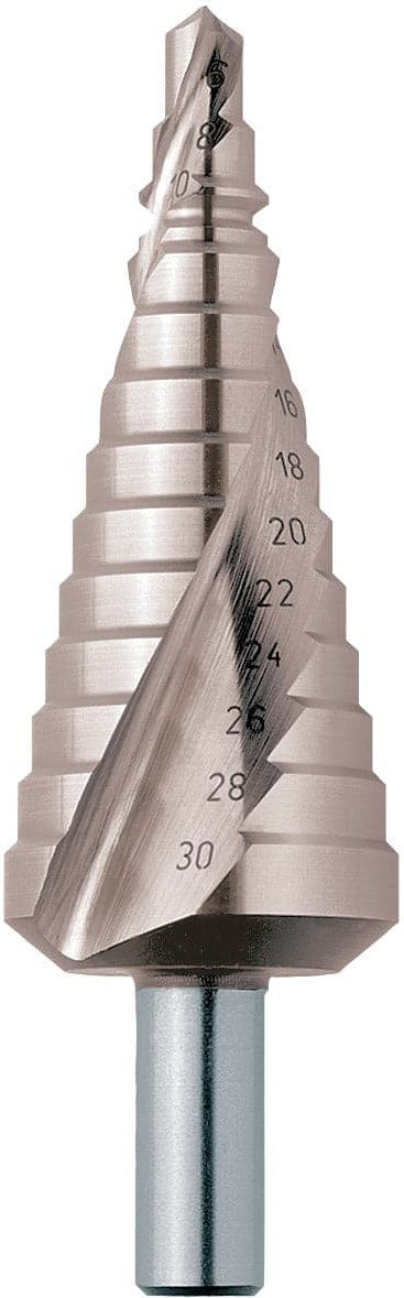 Universalstufenbohrer HSS 4 - 30,00 mm spiralgenutet Format - MELTEC GmbH