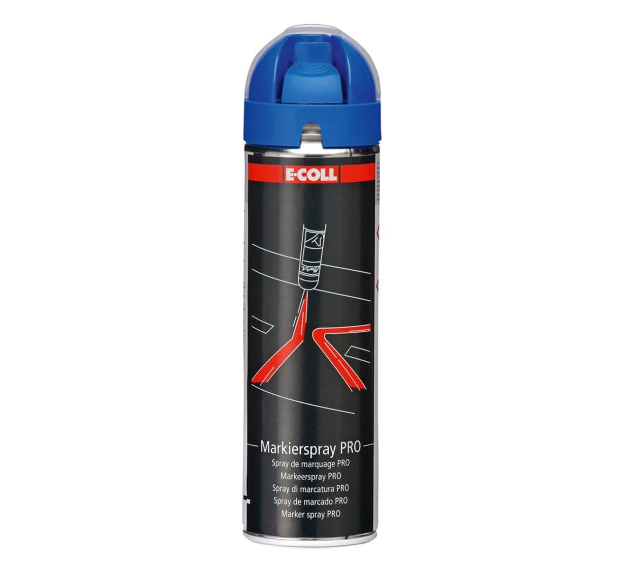 Markierspray PRO blau fluoreszierend 360° 500 ml - MELTEC GmbH